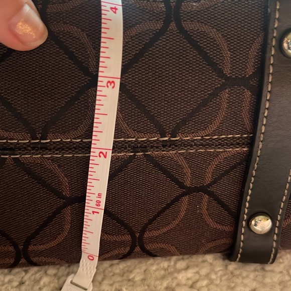 Nine West computer bag / tote outside pockets sleeve - Picture 10 of 10